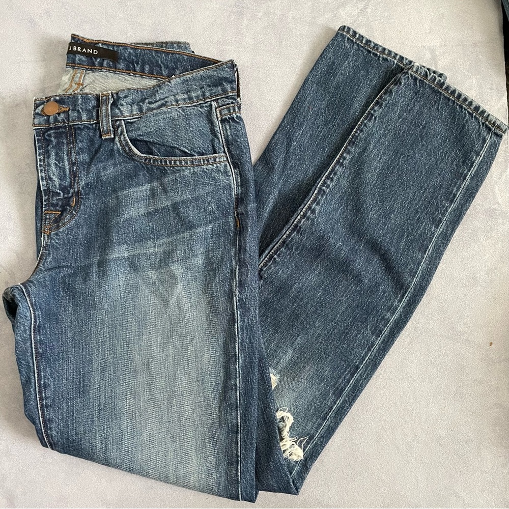 Distressed J Brand jeans